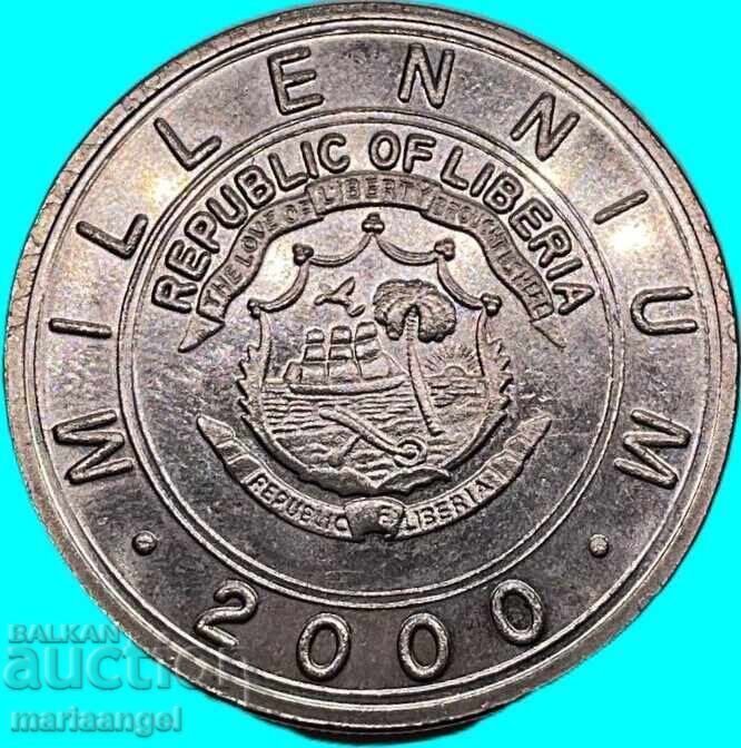 5 cenți 2000 Liberia Millennium PROOF-like - 6