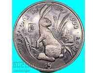 5 cents 2000 Liberia Millennium PROOF-like