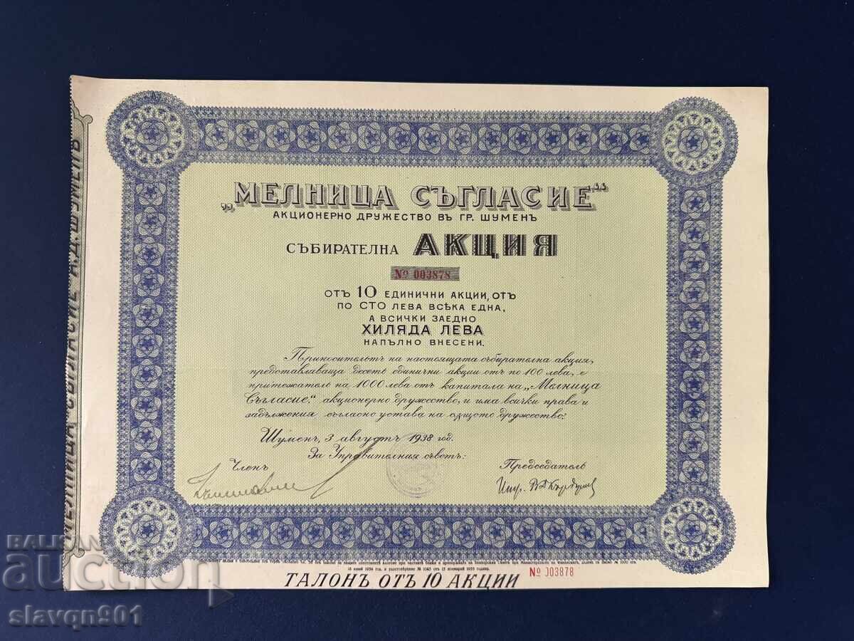 Acțiune de colectare Moara Săglăsie cu preț € 5.30 | 10.37 BGN
