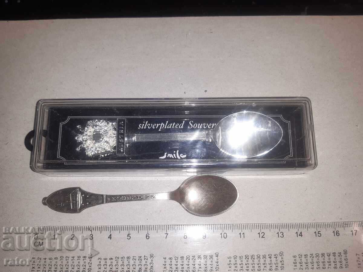 Silver-plated souvenir spoons - 2 pieces with price € 8.00 | 15.65 BGN