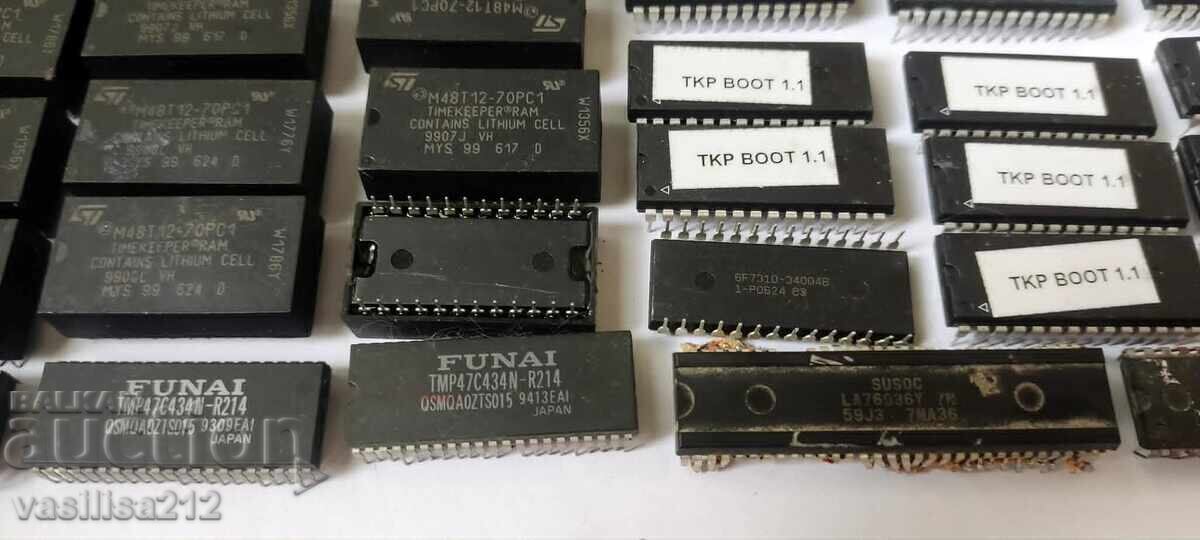 Auction  Electronic scrap, microchips