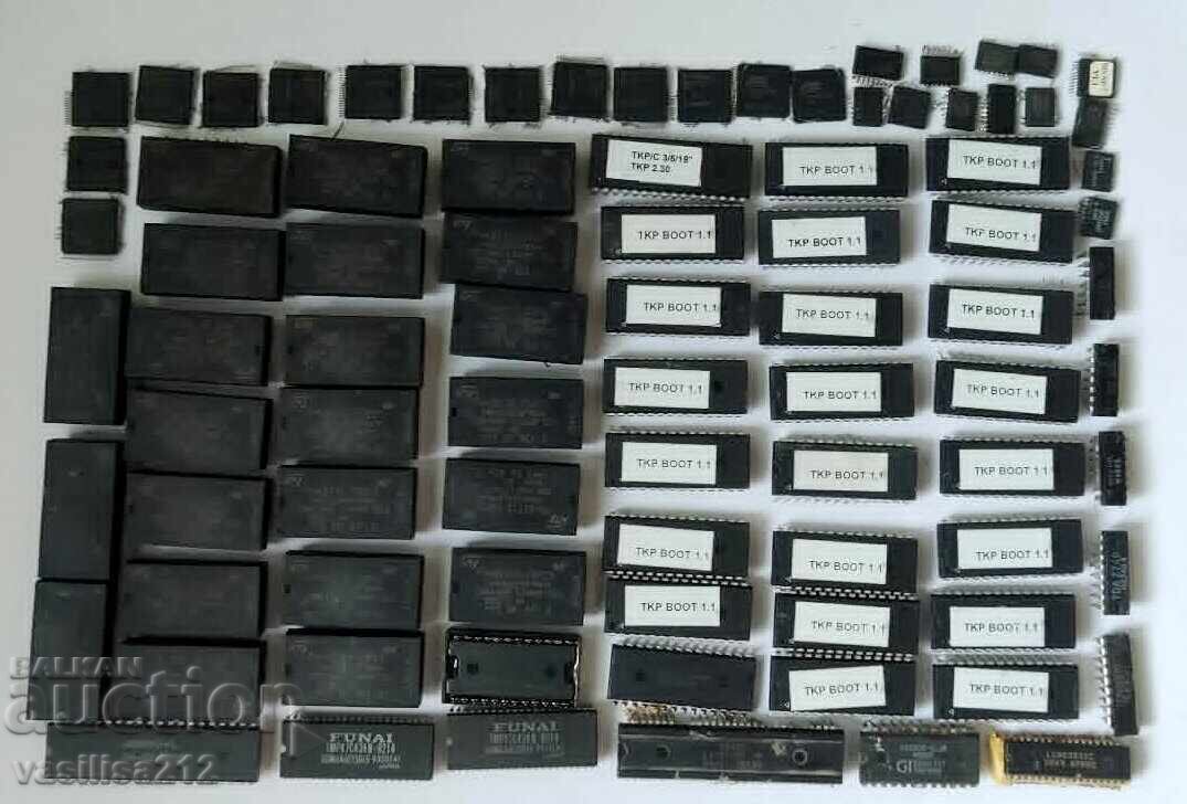 Electronic scrap, microchips