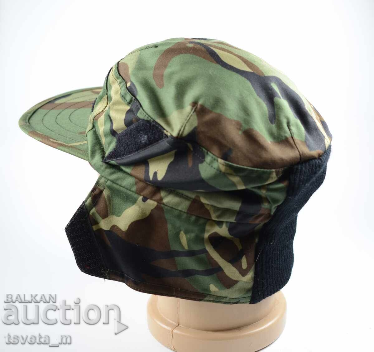 Căciulă militară de iarnă cu cozoroc și apărători pentru urechi BA - 6