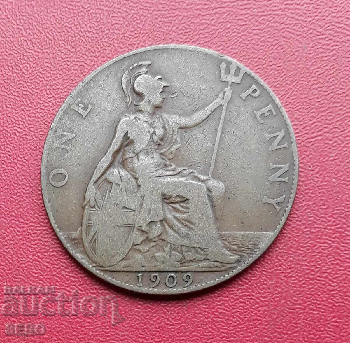 Great Britain-1 penny 1909