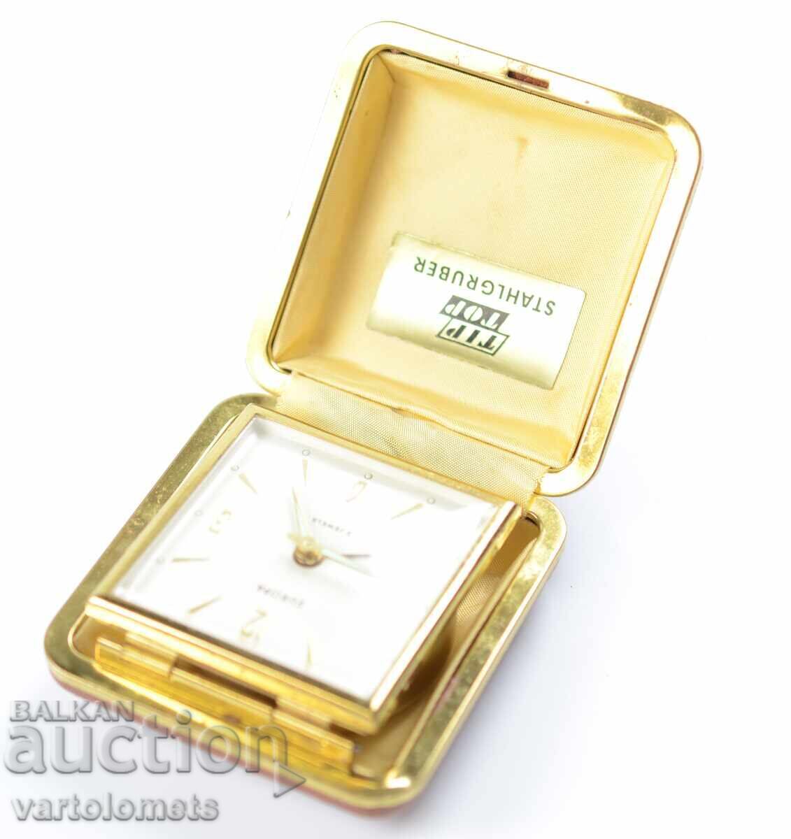 Mechanical travel alarm clock Europa Germany - working - 5