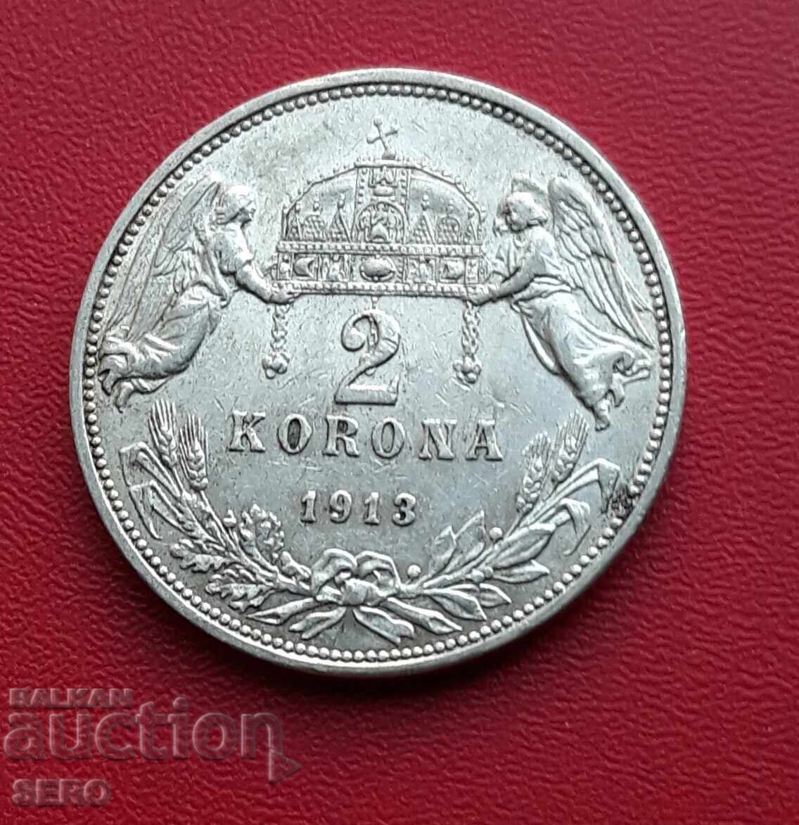 Austria-Hungary-2 Korona 1913