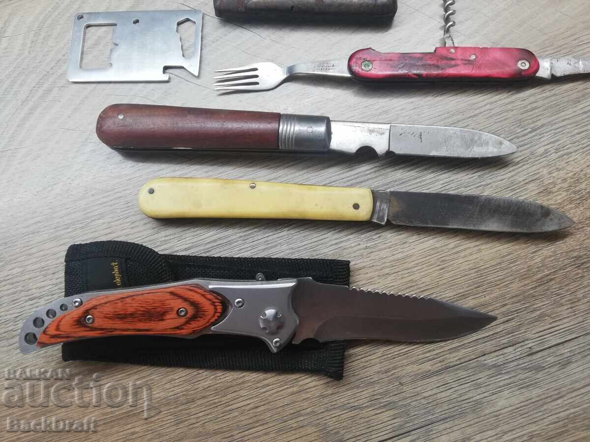 Licitație Lot de cuțite de buzunar pliabile vechi, cuțit, lamă, briceaguri Licitație Lot de cuțite de buzunar pliabile vechi, cuțit, lamă, briceaguri