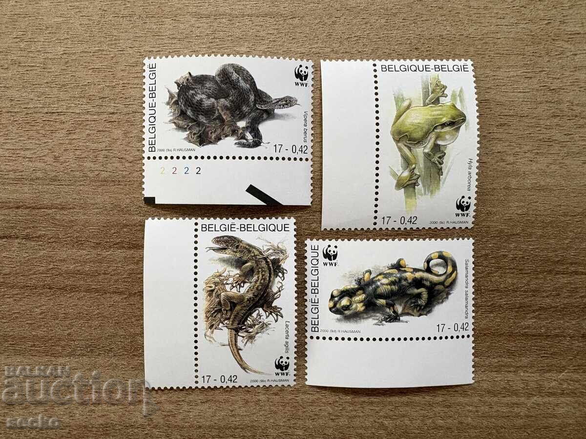 Βέλγιο - Ερπετά και αμφίβια (2000) MNH