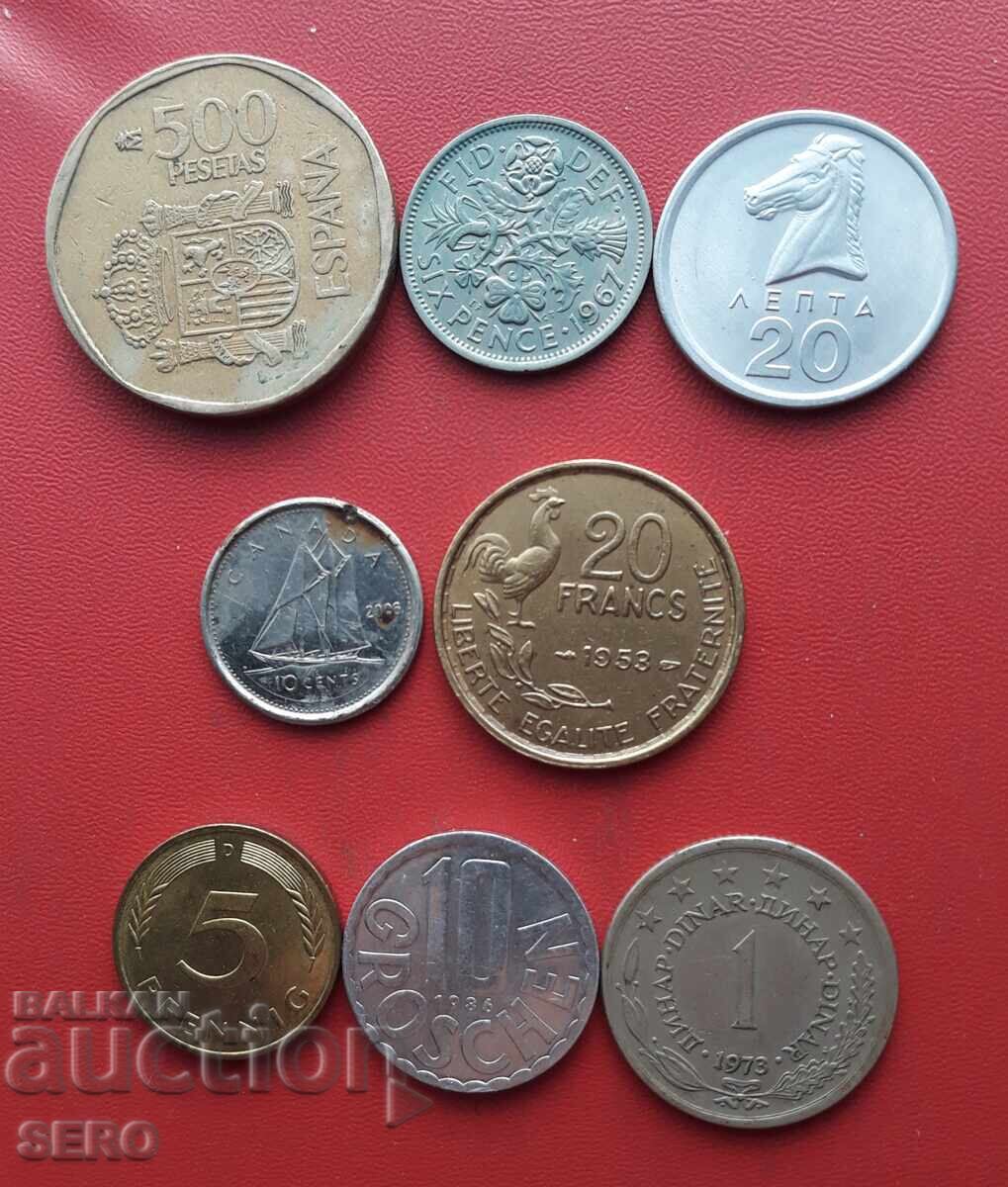 Μικτή παρτίδα 8 νομισμάτων