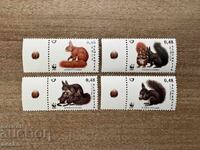 Slovenia - Faună - WWF - Veverița Roșie (2007) MNH