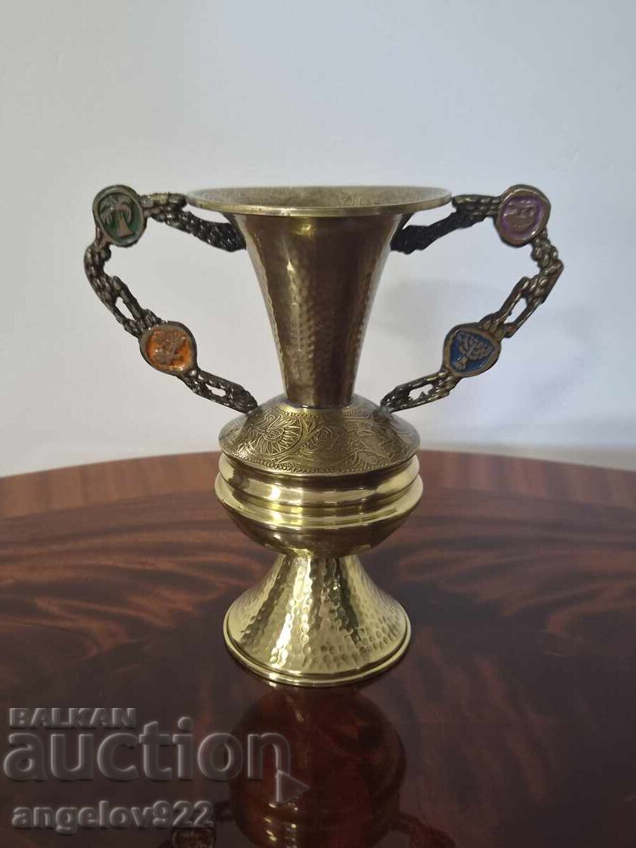 Vintage μπρούτζινος αμφορέας!!! με τιμή € 1.50 | 2.93 BGN Vintage μπρούτζινος αμφορέας!!! με τιμή € 1.50 | 2.93 BGN
