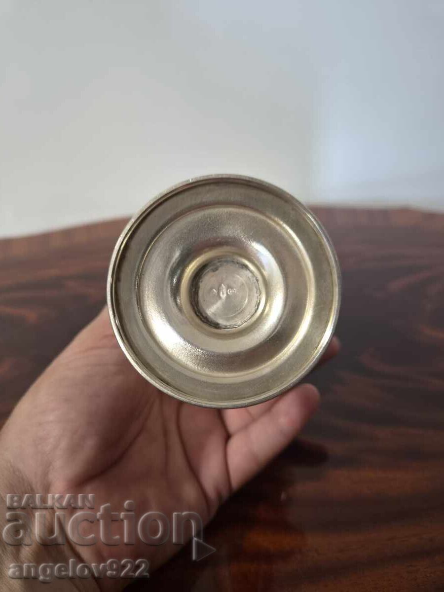Vază metalică vintage!!! - 6