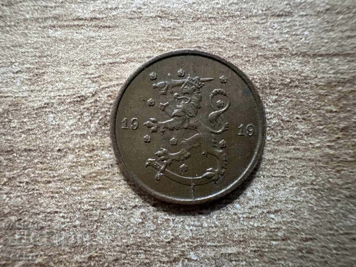 Φινλανδία - 1 πένι (1919) με τιμή € 1.00 | 1.96 BGN