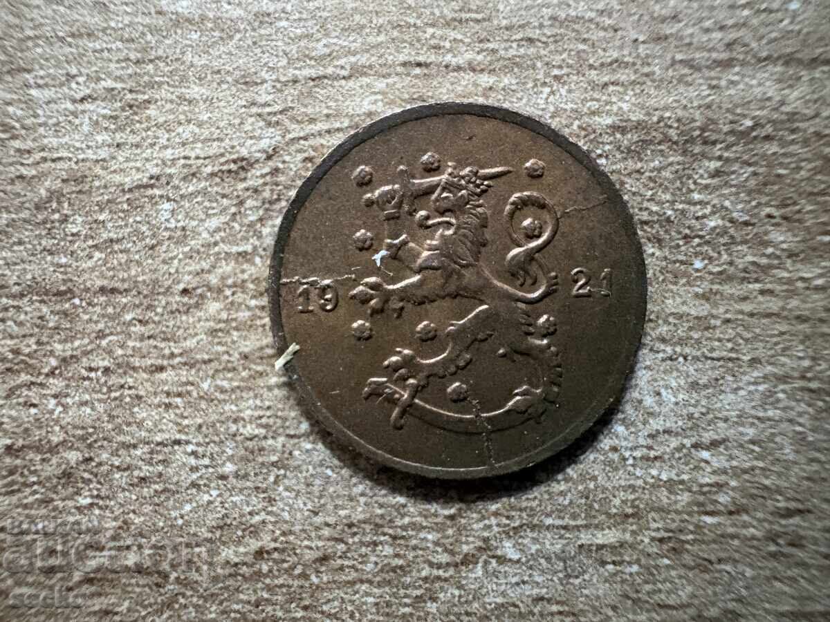 Финландия - 1 пени (1921) с цена € 1.65 | 3.23 лв.