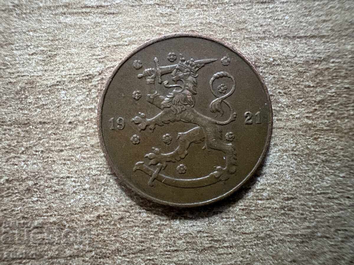 Финландия - 5 пенита (1921) с цена € 0.40 | 0.78 лв.
