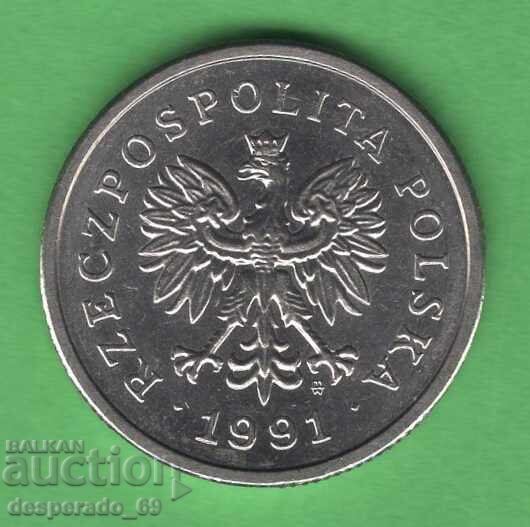 (¯`'•.¸ 1 zloty 1991 POLAND aUNC ¸.•'´¯) with price € 0.60 | 1.17 BGN