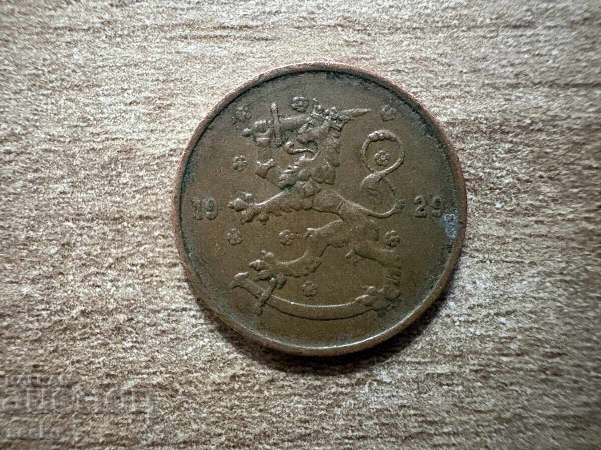 Finlanda - 5 penniä (1929) cu preț € 0.40 | 0.78 BGN