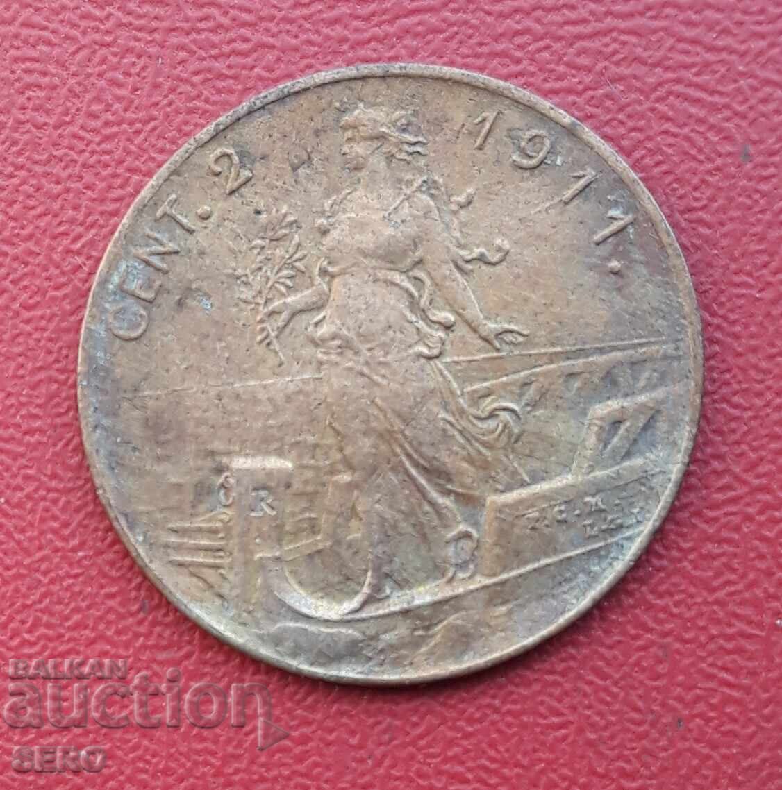 Italia - 2 cenți 1911 Italia - 2 cenți 1911