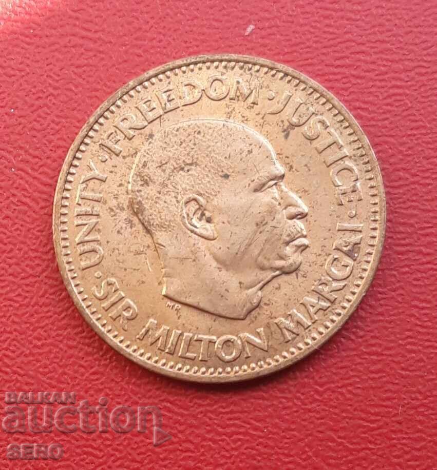 Sierra Leone-1/2 cent 1964 with price € 1.51 | 2.95 BGN