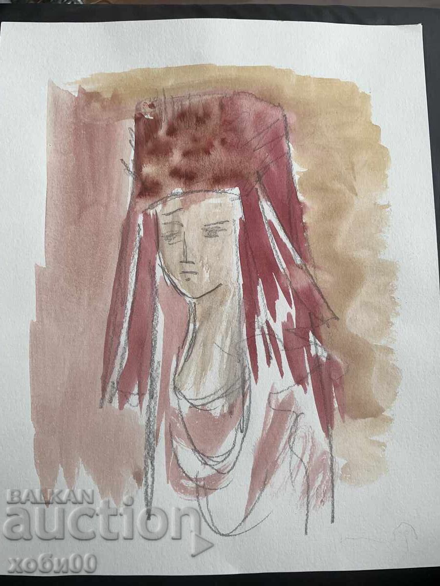 Portret desenat cu preț € 20.00 | 39.12 BGN