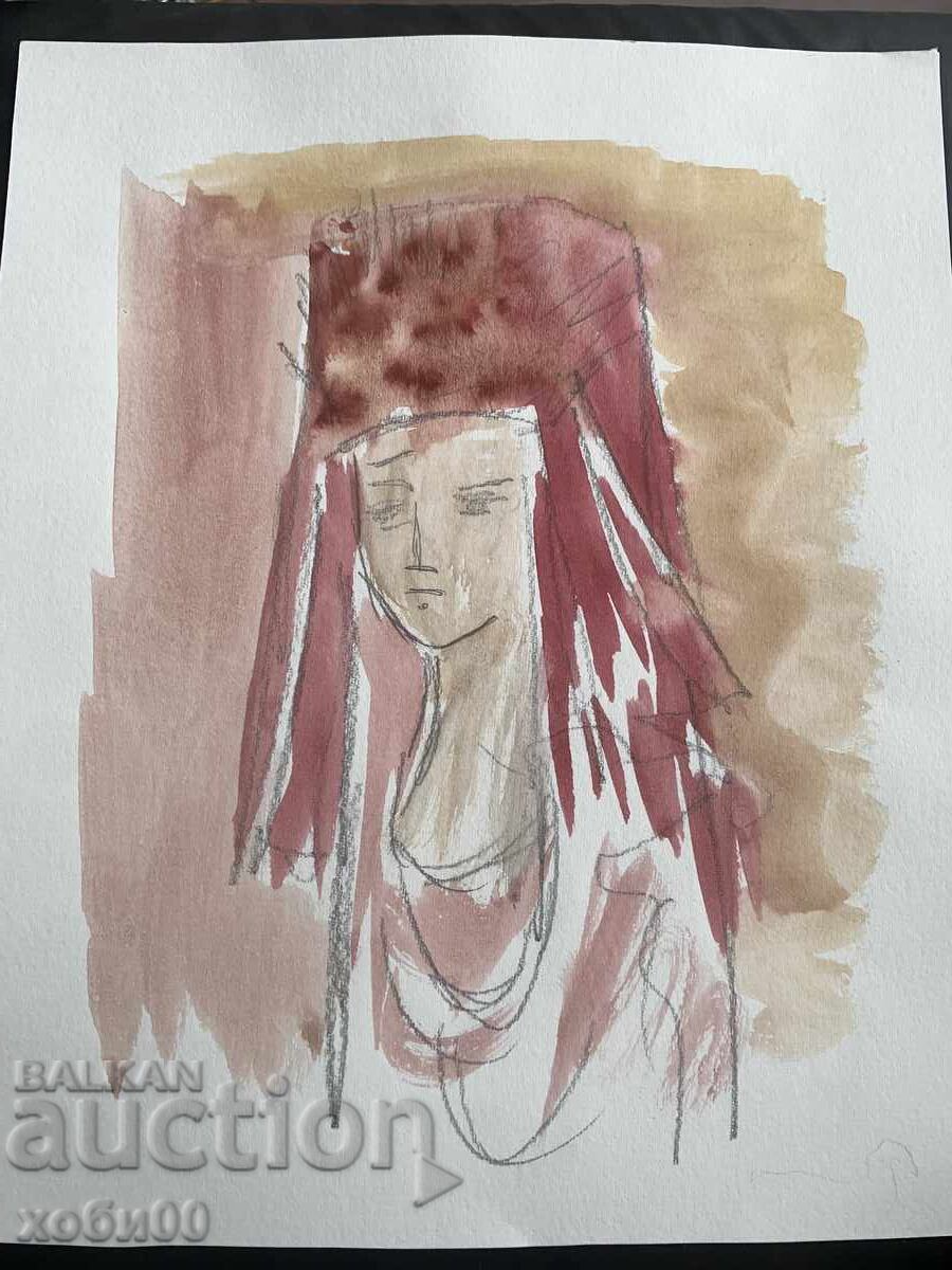 Portret desenat