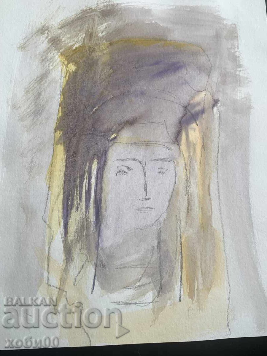Portret desenat
