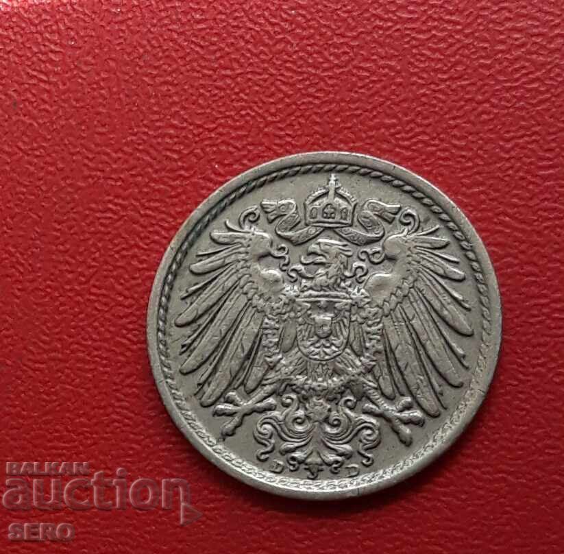 Germany-5 Pfennig 1915 D-Munich with price € 0.51 | 1.00 BGN