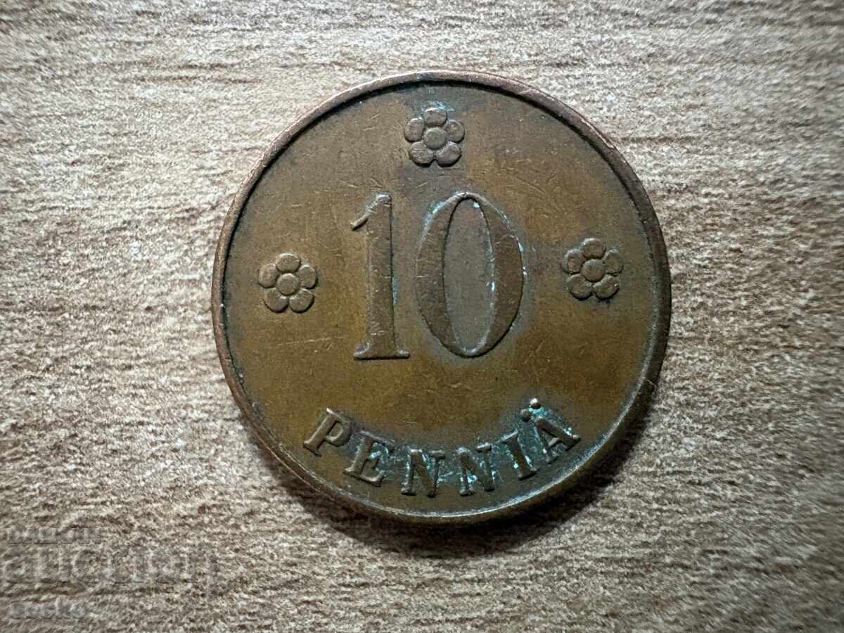 Финландия - 10 пенита (1926)