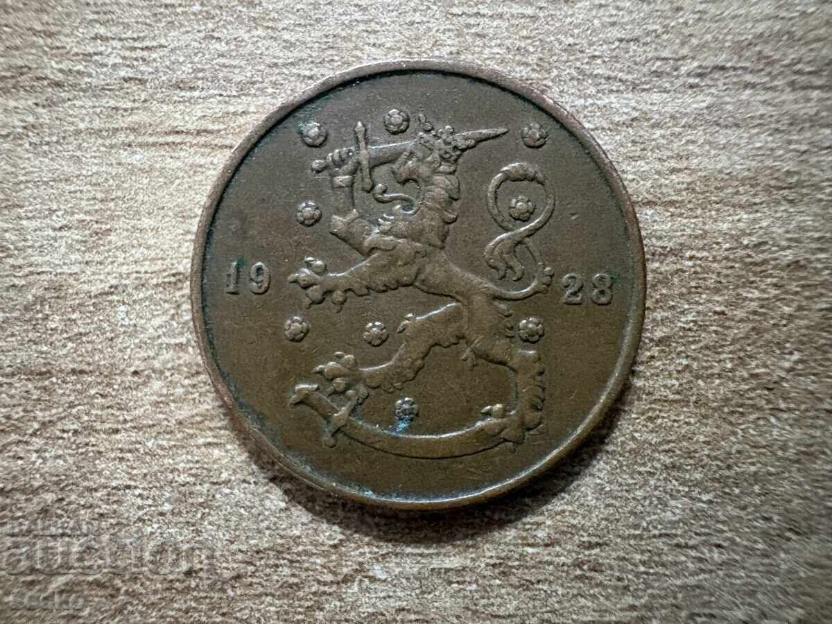 Финландия - 10 пенита (1928) с цена € 0.75 | 1.47 лв.