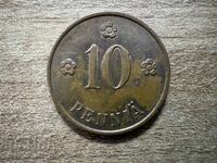 Finlanda - 10 penniä (1930)