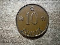 Finland - 10 penniä (1934)