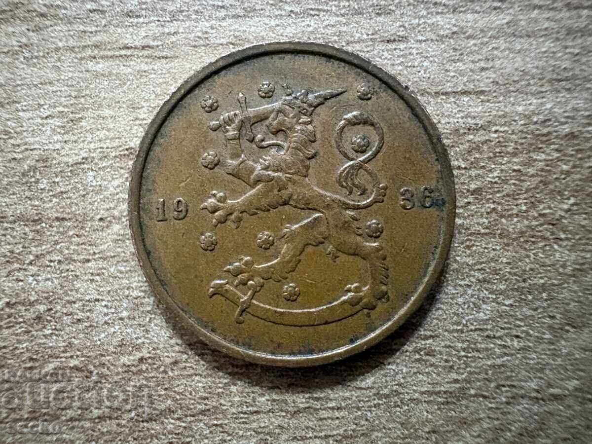 Φινλανδία - 10 πένι (1936) με τιμή € 0.55 | 1.08 BGN