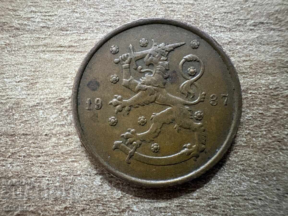 Φινλανδία - 10 πένι (1937) με τιμή € 0.60 | 1.17 BGN