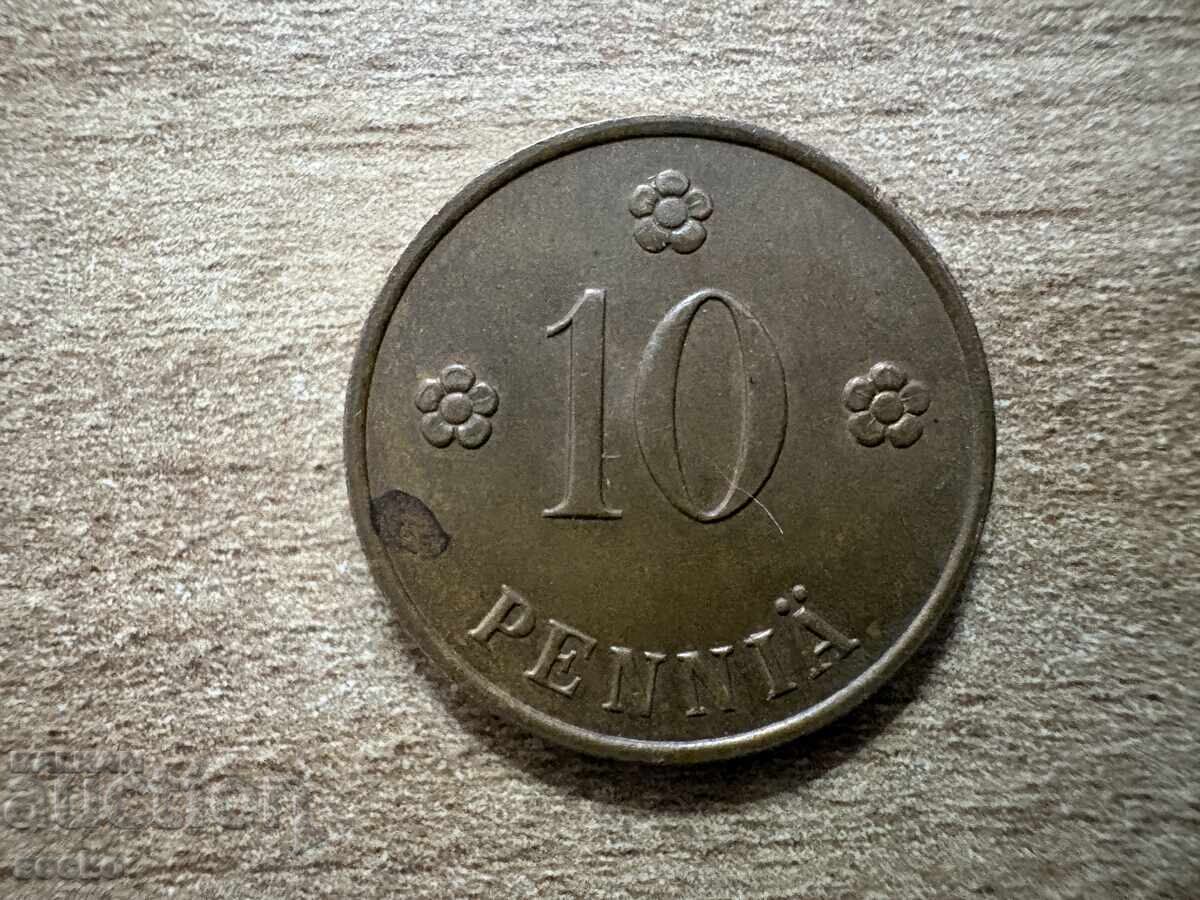 Finland - 10 penniä (1940)