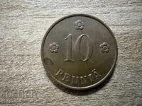 Finland - 10 penniä (1940)