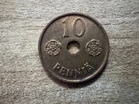 Finlanda - 10 penniä (1941)