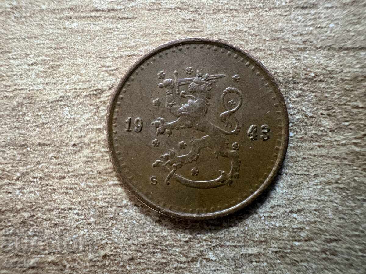 Φινλανδία - 25 πένι (1943) με τιμή € 0.90 | 1.76 BGN