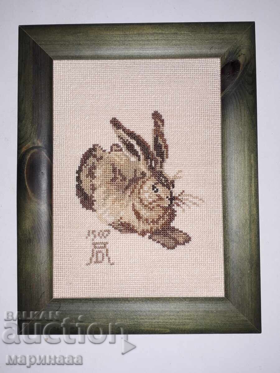 GOBELEN. ''IEPURELE LUI DÜRER''