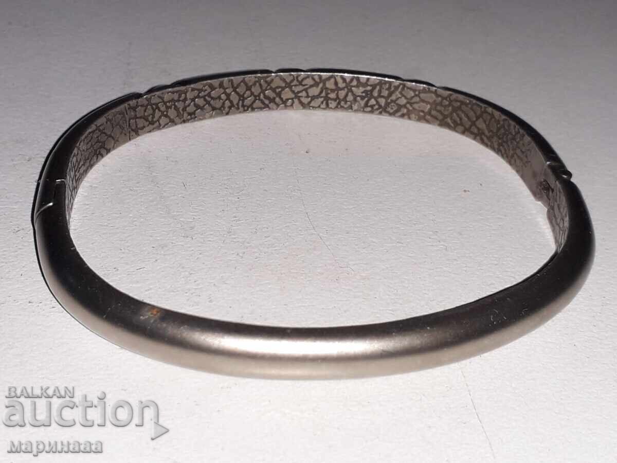 Auction  OLD SILVER-PLATED RIGID BRACELET
