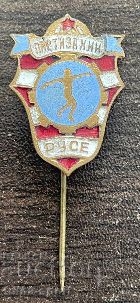2443 Bulgaria badge football club Partizanin Ruse enamel 2443 Bulgaria badge football club Partizanin Ruse enamel