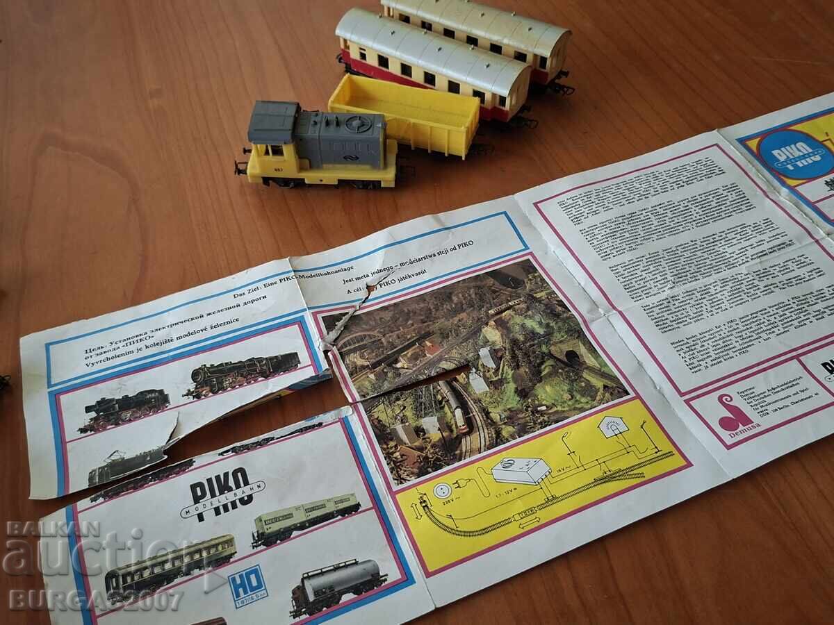 Стара играчка, влакче PIKO - 5 Стара играчка, влакче PIKO - 5
