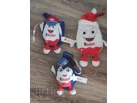 3x Jucărie de pluș Kinder