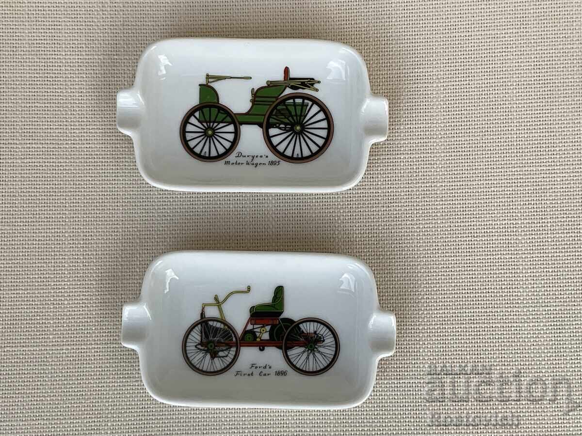 Porcelain ashtray Königliche Porzellanfabrik Tettau