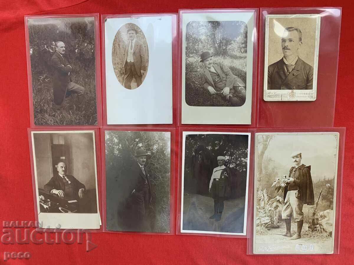 Nikola St. Bizhev din Gabrovo Lot fotografii vechi 8 buc