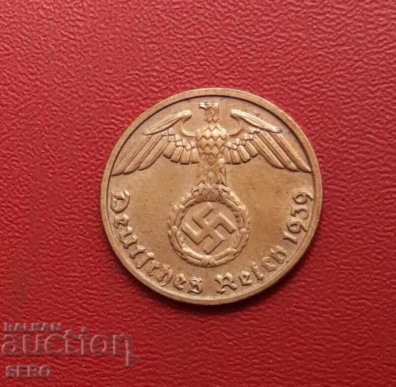 Germany - Third Reich - 1 Pfennig 1939 D - Munich