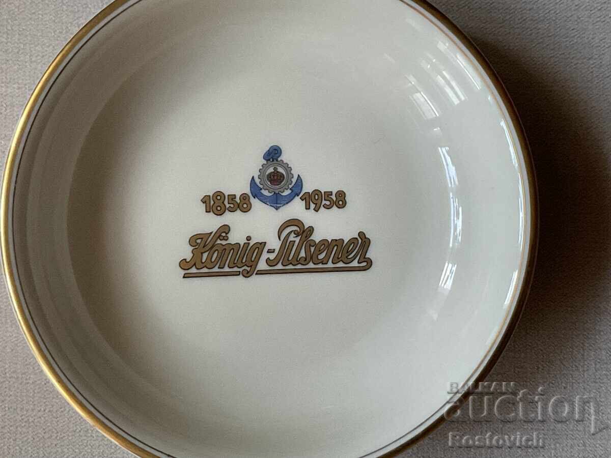 König Pilsener ashtray, Germany, 1958 with price € 22.00 | 43.03 BGN