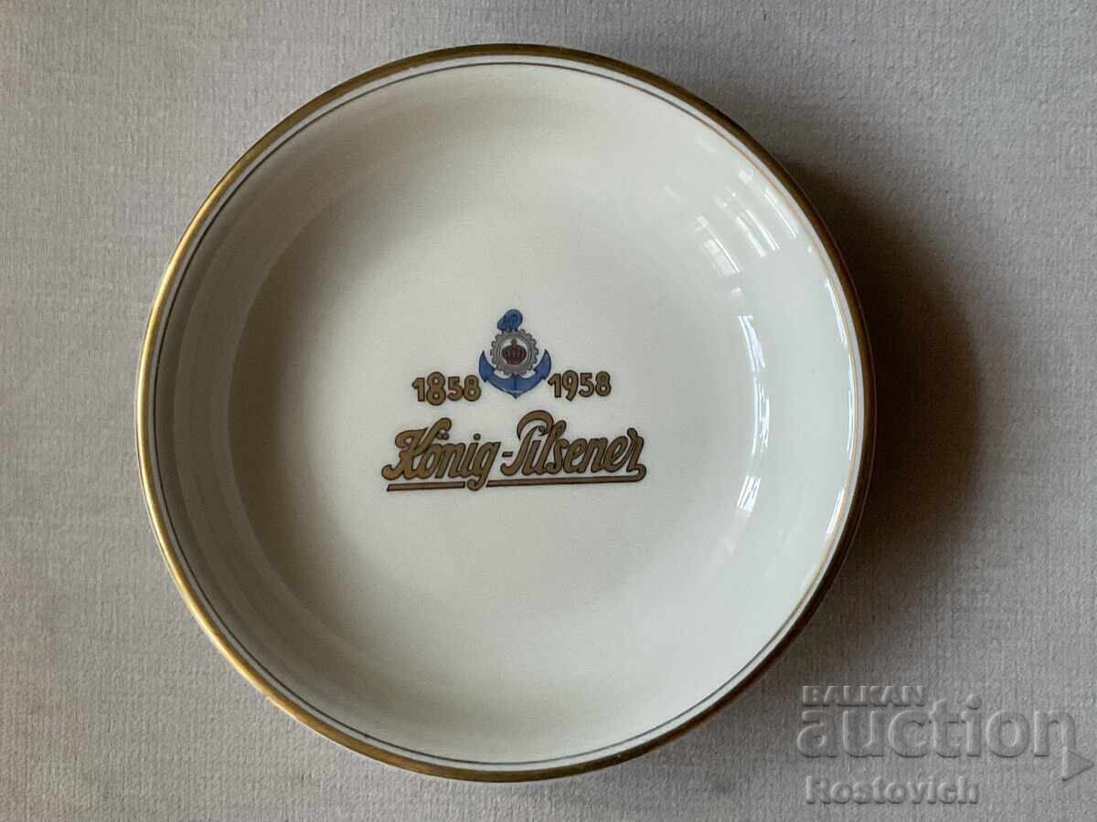 König Pilsener ashtray, Germany, 1958