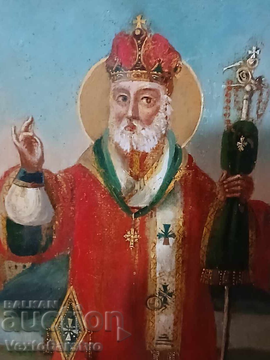 ICOANĂ-ICOANĂ ORTODOXĂ-SF. NICOLAE FĂCĂTORUL DE MINUNI-SEC. XIX cu preț € 499.00 | 975.96 BGN ICOANĂ-ICOANĂ ORTODOXĂ-SF. NICOLAE FĂCĂTORUL DE MINUNI-SEC. XIX cu preț € 499.00 | 975.96 BGN