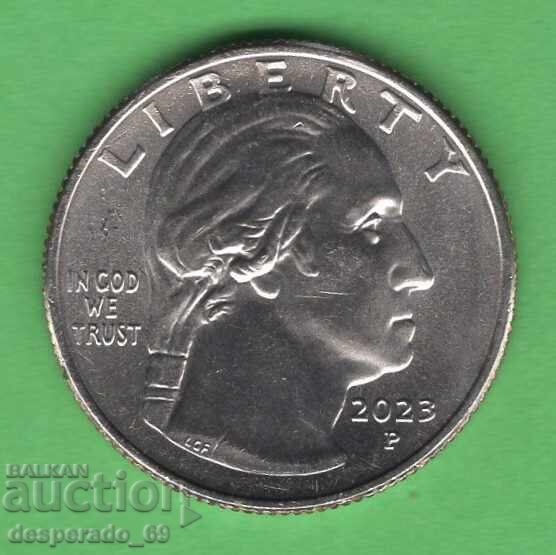 (¯`'•.¸ 25 cents 2023 P USA (Maria Tallchief) UNC- with price € 0.90 | 1.76 BGN (¯`'•.¸ 25 cents 2023 P USA (Maria Tallchief) UNC- with price € 0.90 | 1.76 BGN