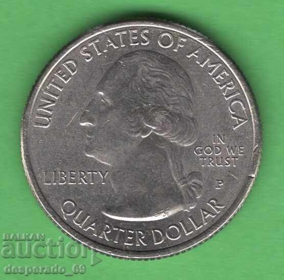 (¯`'•.¸ 25 cenți 2015 P SUA (Blue Ridge Parkway) aUNC ´¯) cu preț € 0.80 | 1.56 BGN